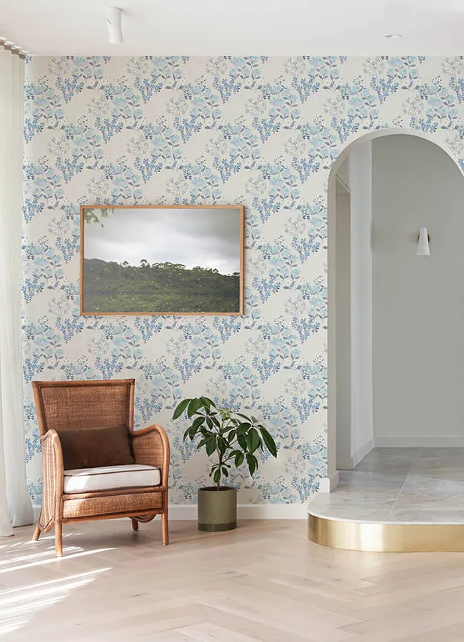 A-Street Prints Cultivate - Blue Wallpaper | Buy Online A-Street Prints Cultivate wallpaper, color Blue, SKU 4122-27017
