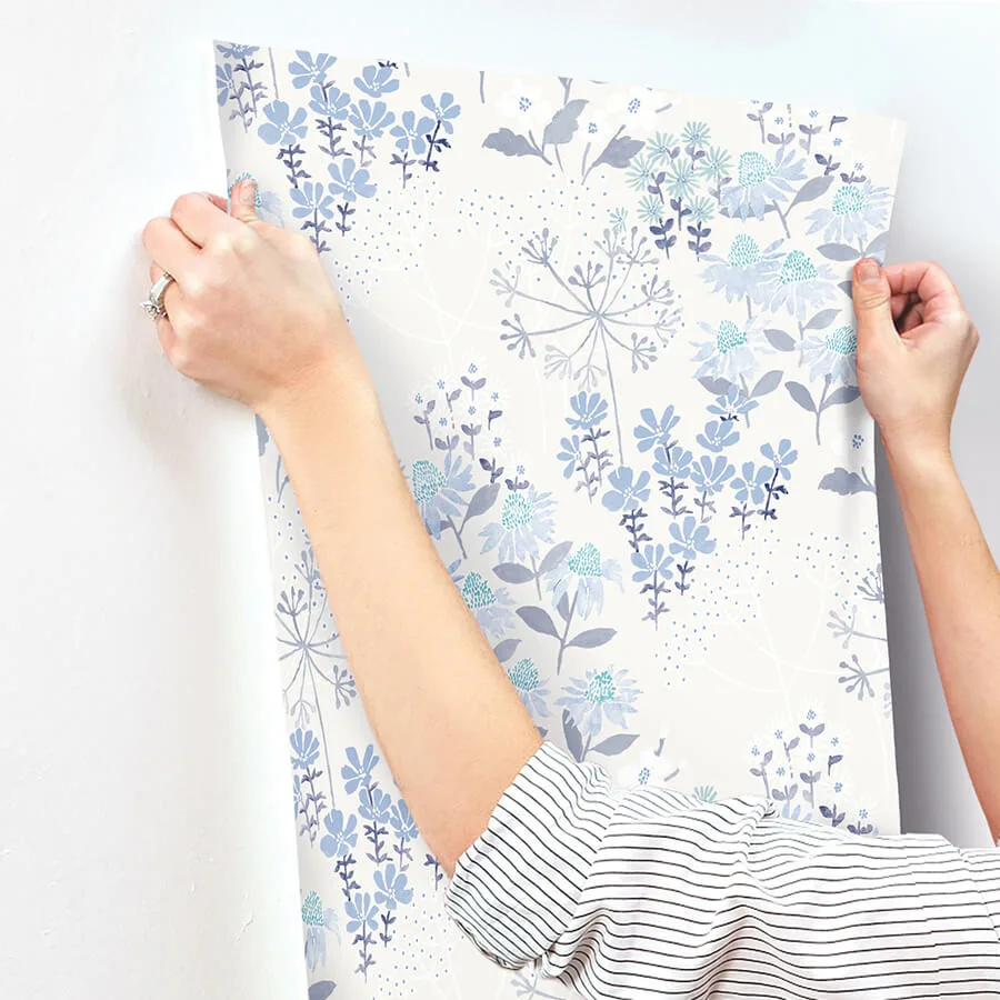 A-Street Prints Cultivate - Blue Wallpaper | Buy Online A-Street Prints Cultivate wallpaper, color Blue, SKU 4122-27017