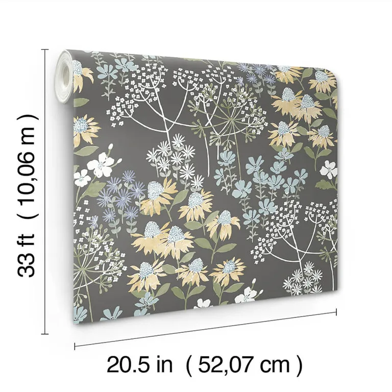 A-Street Prints Cultivate wallpaper, color Grey, SKU 4122-27018