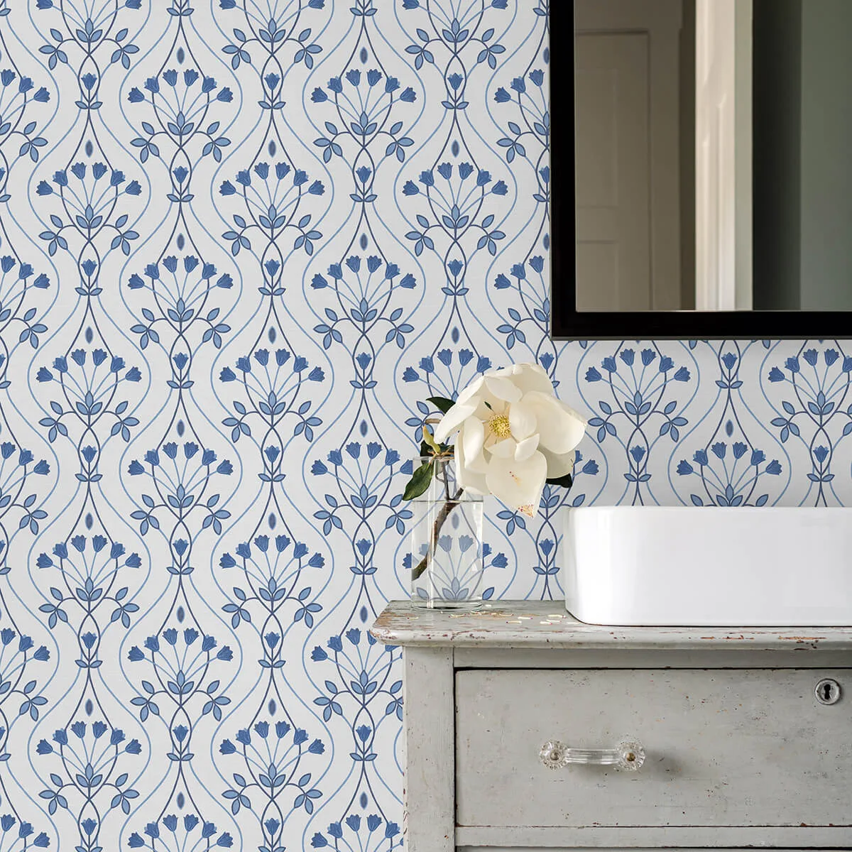 A-Street Prints Dard - Blue Wallpaper | Buy Online A-Street Prints Dard wallpaper, color Blue, SKU 2970-26148