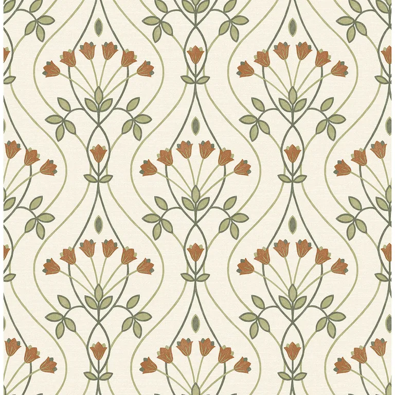 A-Street Prints Dard wallpaper, color Green, SKU 2970-26146
