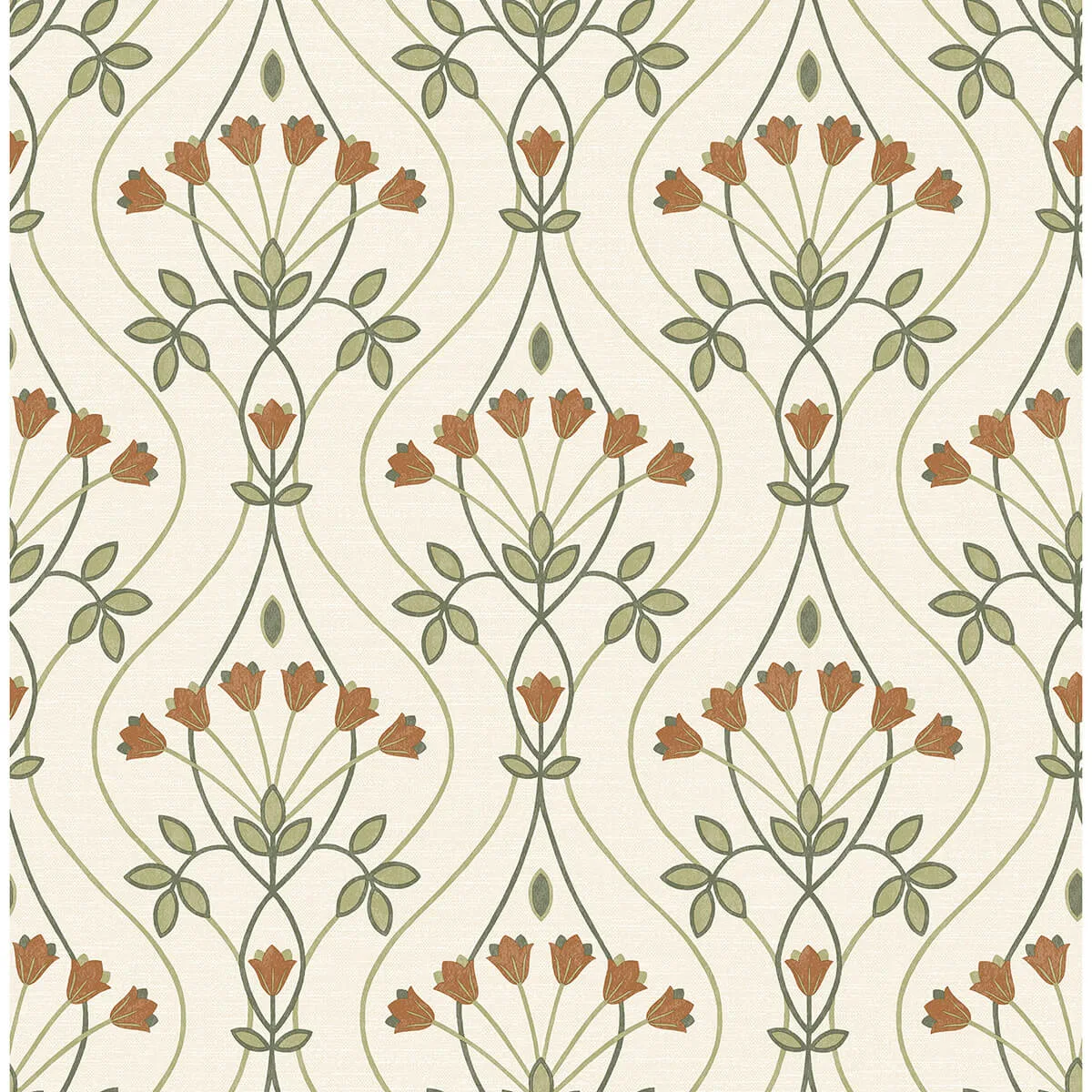 A-Street Prints Dard wallpaper, color Green, SKU 2970-26146