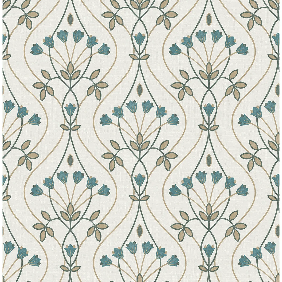 A-Street Prints Dard wallpaper, color Teal, SKU 2970-26145