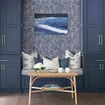 A-Street Prints Del wallpaper, color Indigo, SKU 2964-25921