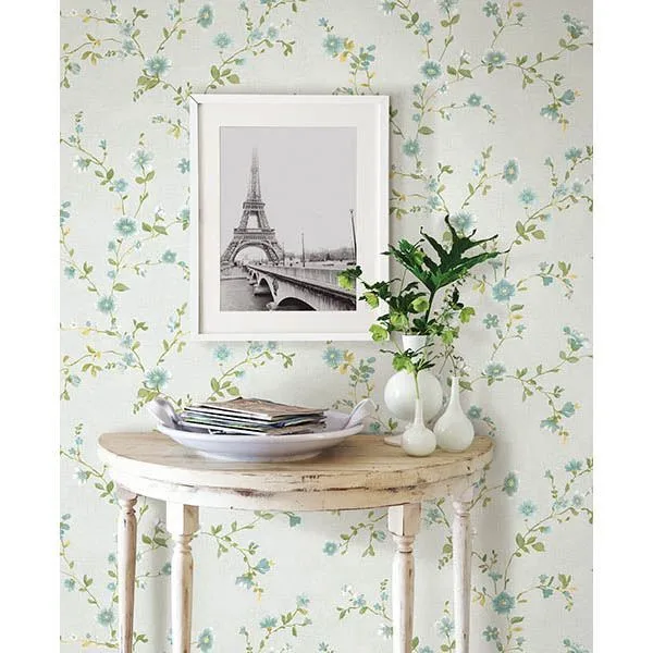 A-Street Prints Delphine wallpaper, color Light Blue, SKU 2657-22248