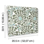A-Street Prints Divine - Green Wallpaper | Buy Online A-Street Prints Divine wallpaper, color Green, SKU 4122-27040