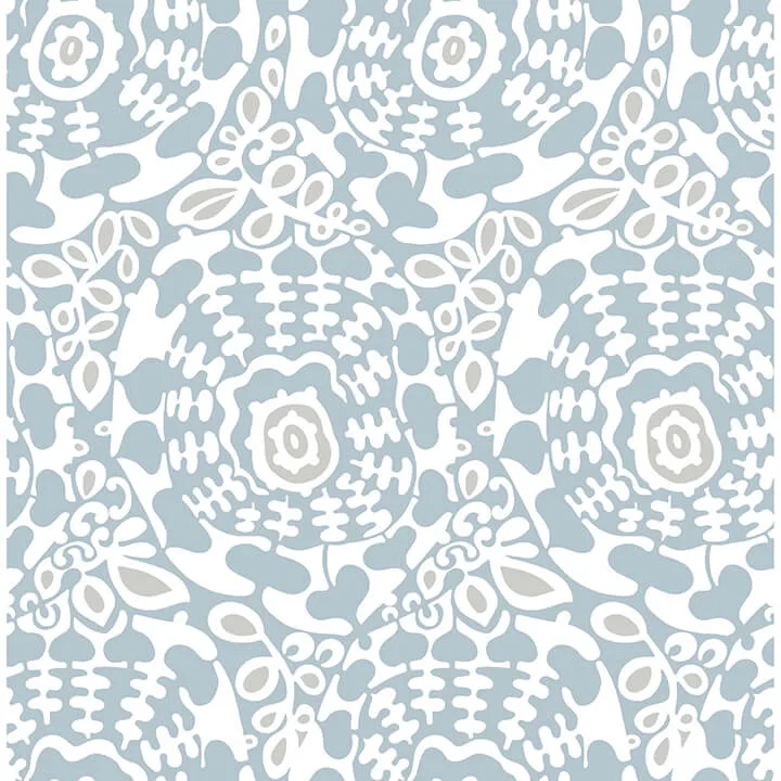 A-Street Prints Divine wallpaper, color Light Blue, SKU 4122-27039