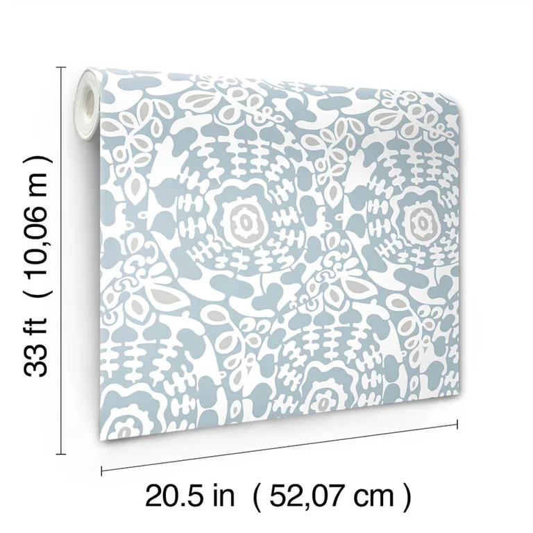 A-Street Prints Divine wallpaper, color Light Blue, SKU 4122-27039