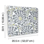 A-Street Prints Divine - Slate Wallpaper | Buy Online A-Street Prints Divine wallpaper, color Slate, SKU 4122-27037