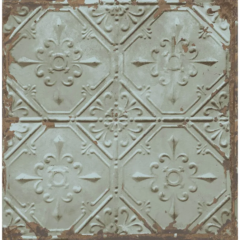 A-Street Prints Donahue wallpaper, color Turquoise, SKU 2922-22331