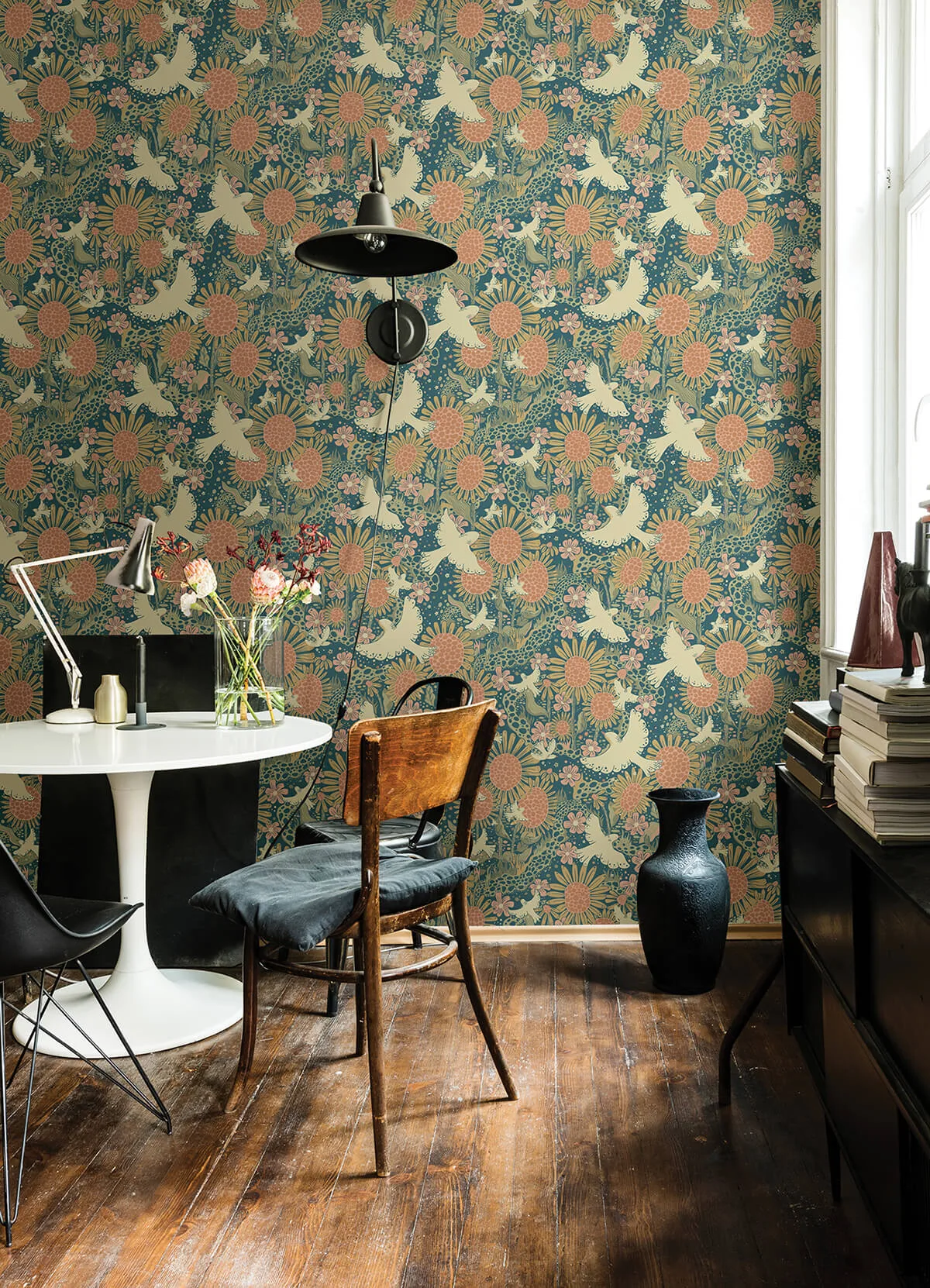 A-Street Prints Drömma - Teal Wallpaper | Buy Online A-Street Prints Drömma wallpaper, color Teal, SKU 4111-63007
