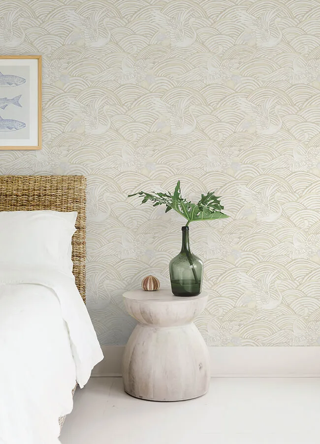 A-Street Prints Egret - Neutral Wallpaper | Buy Online A-Street Prints Egret wallpaper, color Neutral, SKU 4172-27499
