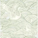 A-Street Prints Egret - Sage Wallpaper | Buy Online A-Street Prints Egret wallpaper, color Sage, SKU 4172-27497