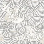 A-Street Prints Egret - Slate Wallpaper | Buy Online A-Street Prints Egret wallpaper, color Slate, SKU 4172-27496