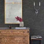 A-Street Prints Elatha wallpaper, color Charcoal, SKU 4105-86623