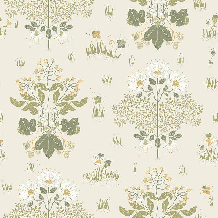 A-Street Prints Elda wallpaper, color Olive, SKU 4080-83133