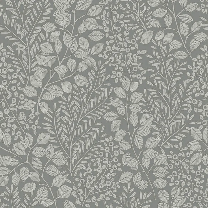 A-Street Prints Elin wallpaper, color Charcoal, SKU 4066-26519