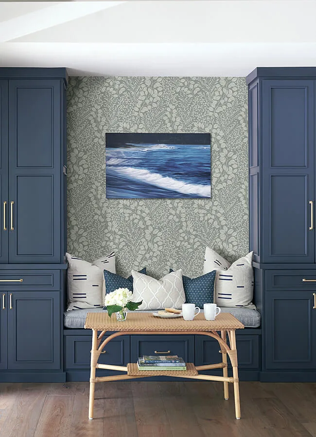 A-Street Prints Elin wallpaper, color Charcoal, SKU 4066-26519