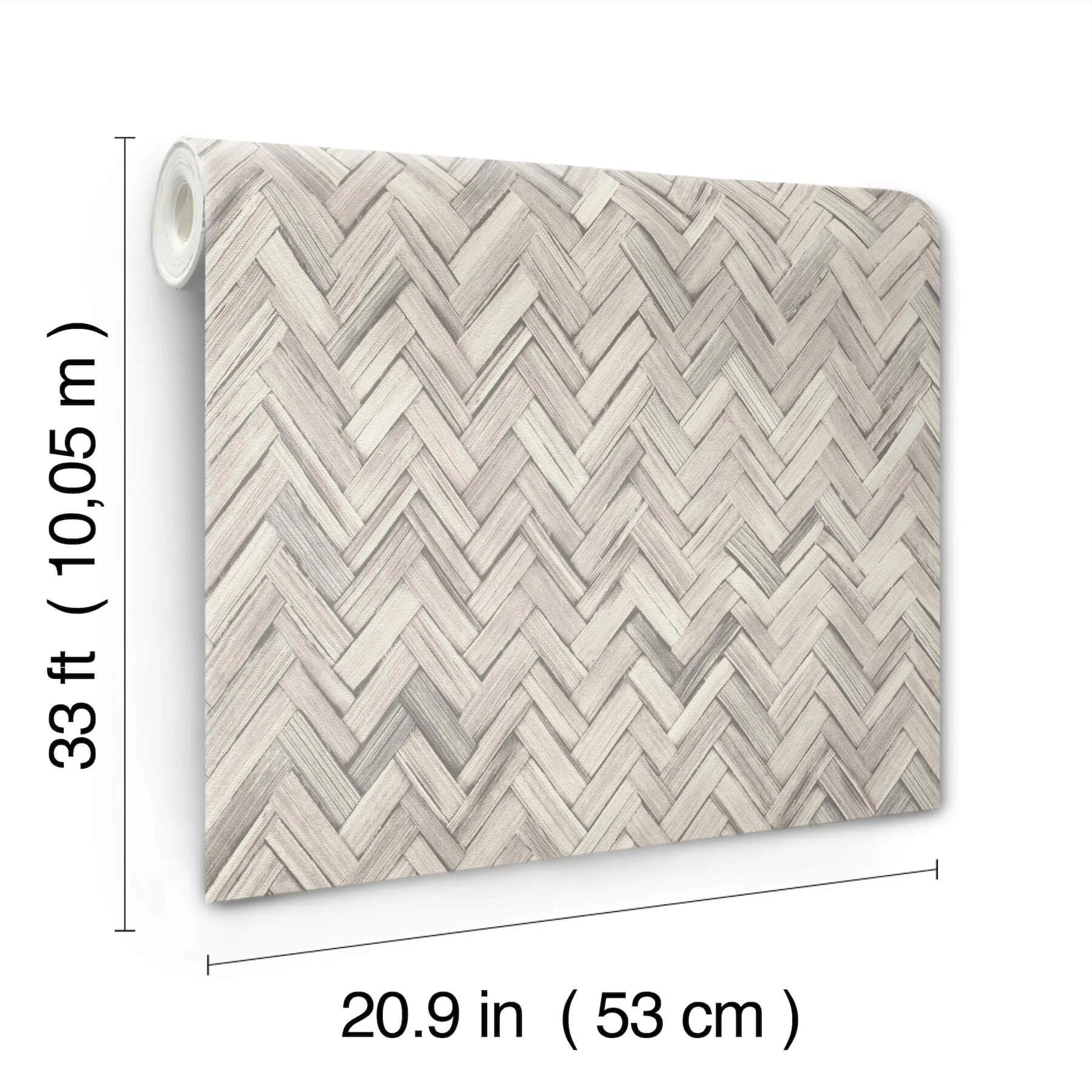 A-Street Prints Ellery wallpaper, color Light Grey, SKU 4202-410365