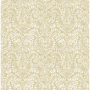 A-Street Prints Elma wallpaper, color Honey, SKU 4121-26917