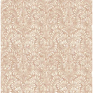 A-Street Prints Elma wallpaper, color Rust, SKU 4121-26919