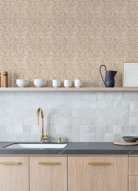 A-Street Prints Elma wallpaper, color Rust, SKU 4121-26919