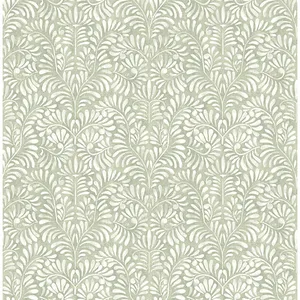 A-Street Prints Elma wallpaper, color Sage, SKU 4121-26922
