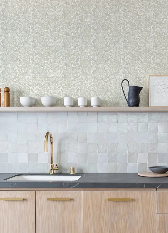 A-Street Prints Elma wallpaper, color Taupe, SKU 4121-26920
