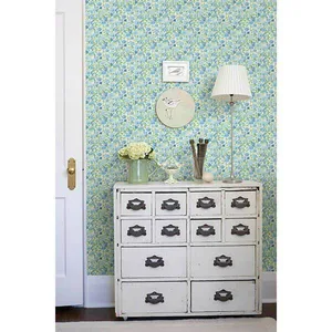 A-Street Prints Elsie wallpaper, color Sky Blue, SKU 2657-22215