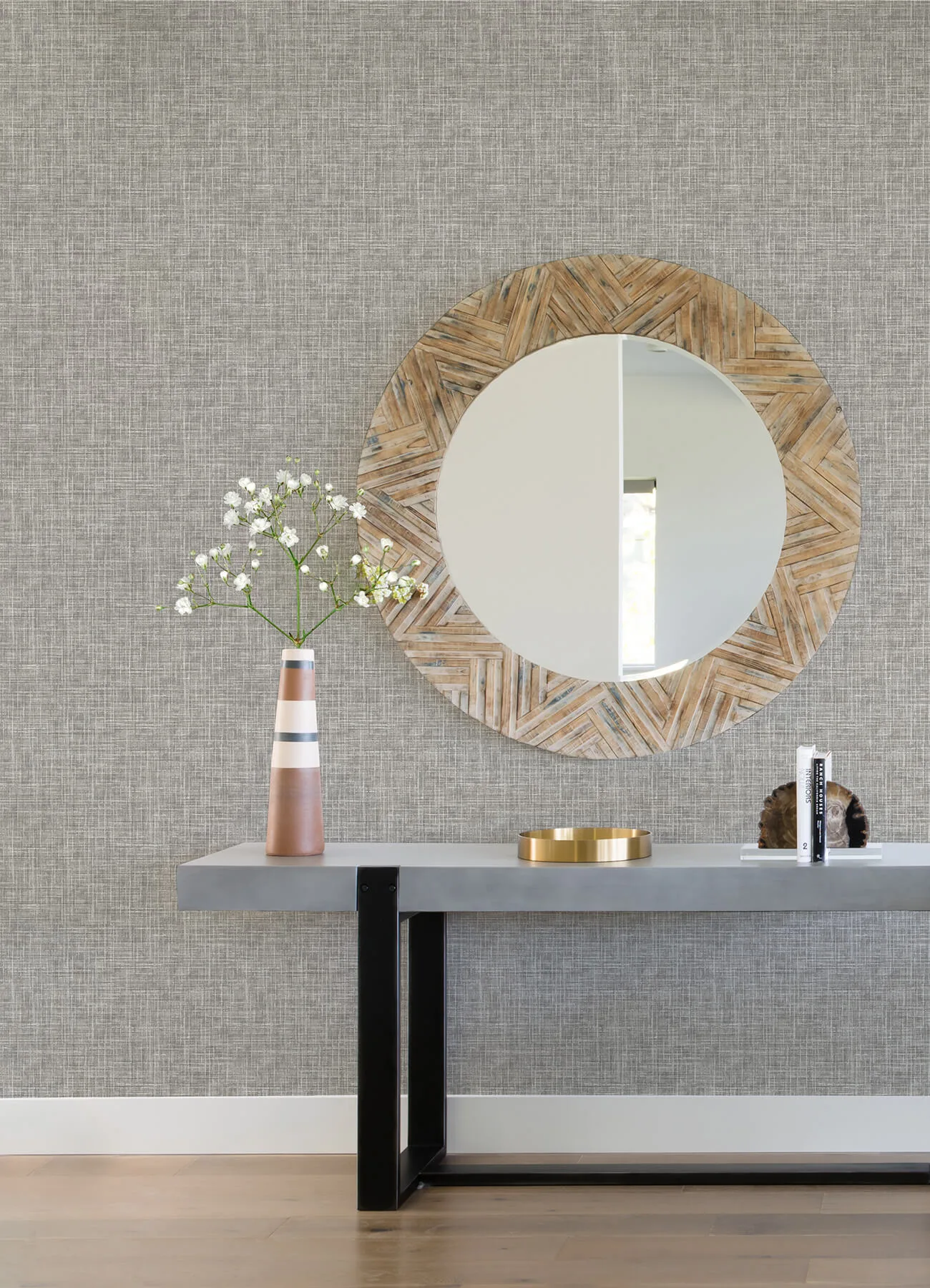A-Street Prints Emerson - Grey Wallpaper | Buy Online A-Street Prints Emerson wallpaper, color Grey, SKU 4081-26354