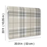 A-Street Prints Emma - Grey Wallpaper | Buy Online A-Street Prints Emma wallpaper, color Grey, SKU 4201-20130