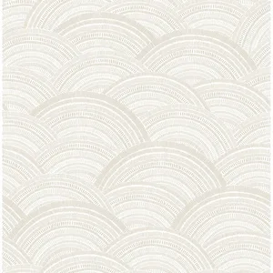 A-Street Prints Encircle wallpaper, color Dove, SKU 4146-27201