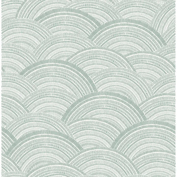 A-Street Prints Encircle wallpaper, color Sea Green, SKU 4146-27202