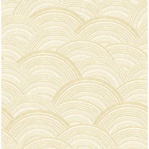 A-Street Prints Encircle wallpaper, color Yellow, SKU 4146-27204
