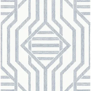 A-Street Prints Essex wallpaper, color Dark Blue, SKU 4147-27403