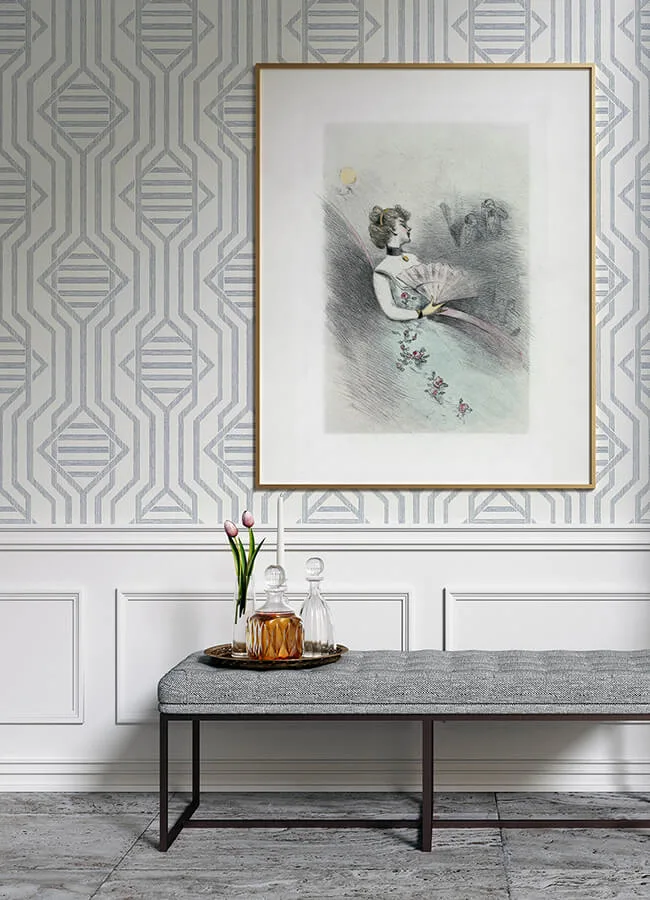 A-Street Prints Essex wallpaper, color Dark Blue, SKU 4147-27403