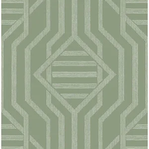 A-Street Prints Essex wallpaper, color Green, SKU 4147-27401