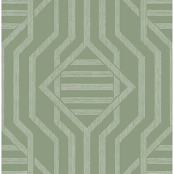 A-Street Prints Essex wallpaper, color Green, SKU 4147-27401