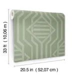 A-Street Prints Essex wallpaper, color Green, SKU 4147-27401