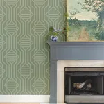 A-Street Prints Essex wallpaper, color Green, SKU 4147-27401