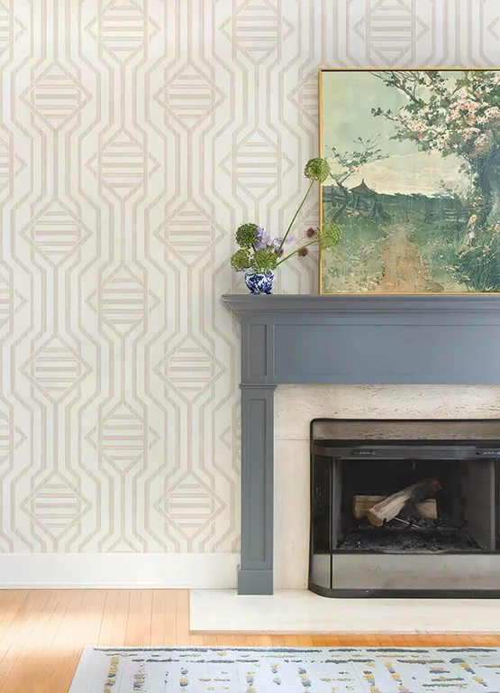 A-Street Prints Essex wallpaper, color Wheat, SKU 4147-27404