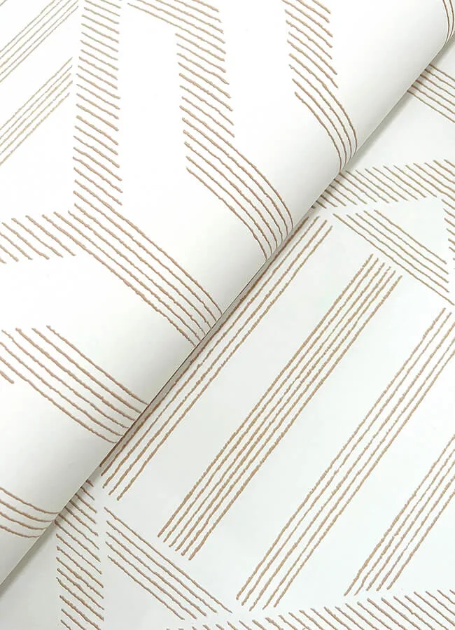 A-Street Prints Essex wallpaper, color Wheat, SKU 4147-27404