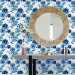 A-Street Prints Essie wallpaper, color Blue, SKU 4081-26324