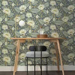 A-Street Prints Eva - Blue Wallpaper | Buy Online A-Street Prints Eva wallpaper, color Blue, SKU 4080-83122
