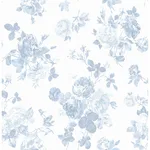 A-Street Prints Everblooming Rosettes wallpaper, color Dreamy Sky, SKU AST4102