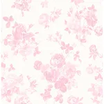 A-Street Prints Everblooming Rosettes wallpaper, color Pink Jam, SKU AST4101