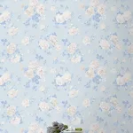 A-Street Prints Everblooming Rosettes - Whisper Blue Wallpaper | Buy Online A-Street Prints Everblooming Rosettes wallpaper, color Whisper Blue, SKU AST6492