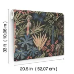 A-Street Prints Everglades - Black Wallpaper | Buy Online A-Street Prints Everglades wallpaper, color Black, SKU 4172-27483