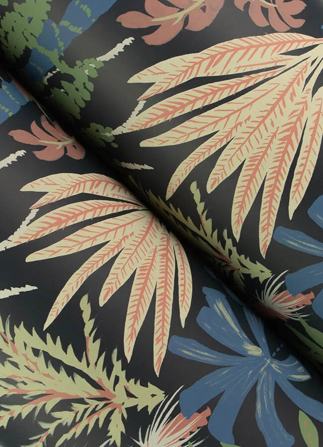 A-Street Prints Everglades - Black Wallpaper | Buy Online A-Street Prints Everglades wallpaper, color Black, SKU 4172-27483