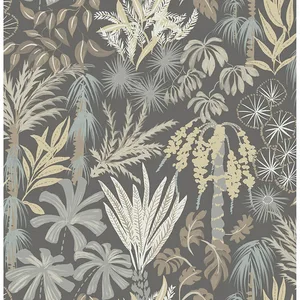 A-Street Prints Everglades wallpaper, color Grey, SKU 4172-27481